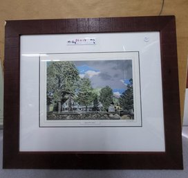Framed Lithograph Titled Signs Of The Seasons By Mel Hunter