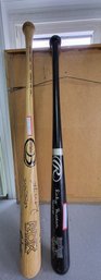 Autographed Baseball Bats