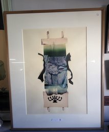 Sacred Study Torah, Oil, Colored Pencil On Paper 1996