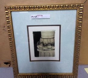 Framed Reproduction Print Of A Neoclassical Architectural Drawing