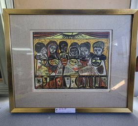 Irving Amen, Many Children Dwell In My Fathers House, Framed Print