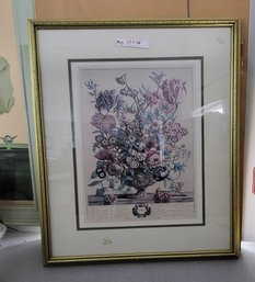 Vintage Robert Furber 1730 Print Titled April