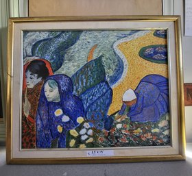 Framed Art Print Reproduction Pf Painting Memory Of The Garden At Etten By Vincent Van Gogh