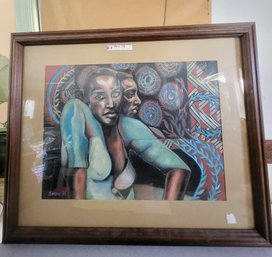 Framed Collectible Print Signed By Doane 76