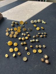 Collection Of Vintage And Antique Buttons