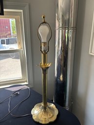 Late 20th Century Brass Stiffel Tulip Lamp
