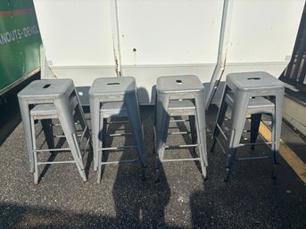 Metal Stools Set Of 8