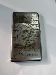 Vintage Metal Cigarette Case From 50s