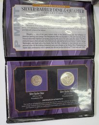 Comprehensive Silver Barber Dime And Quarter Collection