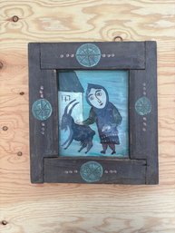 Folk Art Painting By H Zegadlo