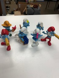 Collection Of Vintage Style The Smurfs PVC Figurines