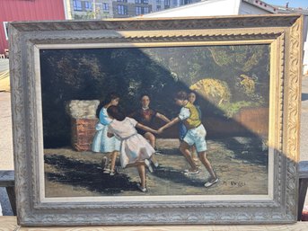 M Duval Acrylic Painting Framed