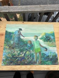 Acrylic Painting In Board