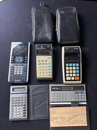 Collection Of Vintage Calculators