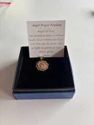 Michael Anthony Gold Angel Prayer Pendant