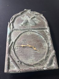 Decorative Table Clock With Rustic Theme Design