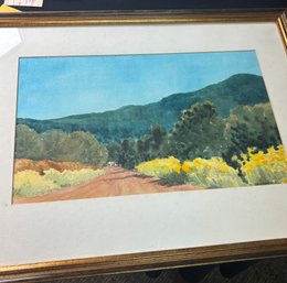 Watercolor Painting By E Grabhorn