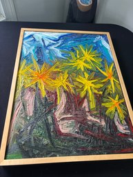 Modern Abstract Oil Painting On Canvas