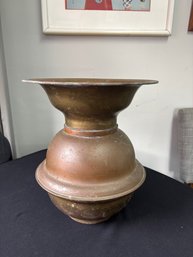 Vintage Brass And Copper Spittoon From Goldfield Hotel In Goldfield Nevada
