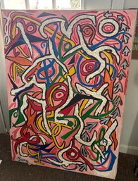 Abstract Art Signed By Yama