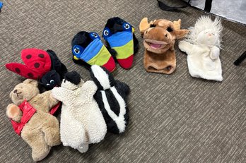 Collection Of Plush Hand Puppets Including Dakin