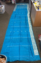 Turquoise Blue Saree