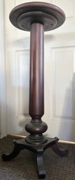 Antique Victoria. Mahogany Torchere Or Plant Stand