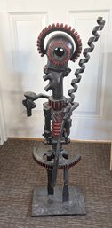 Scrap Metal Parts Art Sculpture