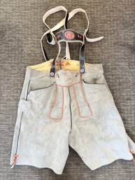 Vintage Traditional Deerskin Lederhosen Princeton 1944