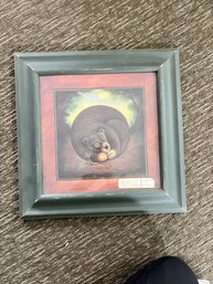 The Bear Framed Print