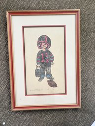 Vintage 1970s Retro Cool Drawing Substitute 1 1/8 By Fran Freedman