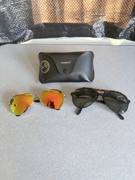 2 Pairs Of Ray Bans With 1 Case