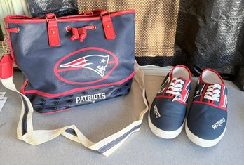 Patriots Purse And Women's Sneakers