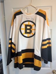 Signed Bobby Ore #4 Bruins Jersey