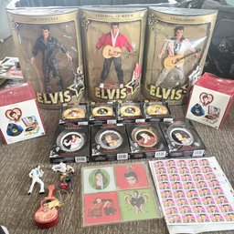 Elvis Memorabilia, Stamps, Dolls, Ornaments