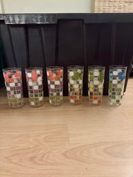 Vintage 1960s Anchor Hocking Drinking Glasses