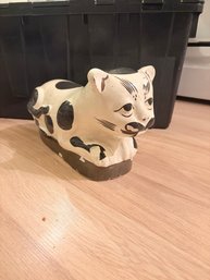 Antique Chinese Cizhou-ware Ceramic Cat Pillow