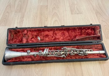 Vintage Cavalier Metal Clarinet By Pan American Band Instrument Company
