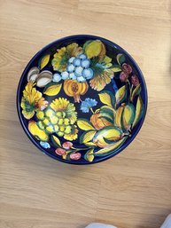 Dipinto A Mano Deruta Hand Painted Ceramic Serving Bowl