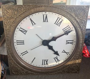 Solid Cast Bronze Clock