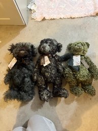 3 Charlie Bears From Isabelle Collection