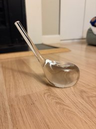 Crystal Golf Club Paperweight By Kagami
