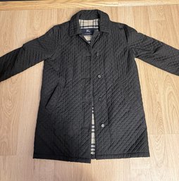 Black Diamond Quilted Burberry Jacket