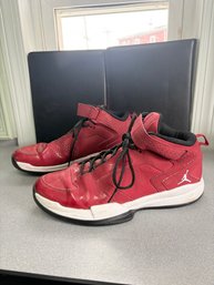 Nike Air Jordan BCT Mid Shoes In Red
