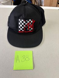 Black MTV Baseball Cap