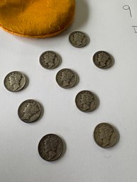 9 Dimes From 1963-1944