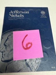 Jefferson Nickels 1960-70 Book 6