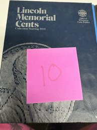Lincoln Memorial Cents 1950-90 Book 10