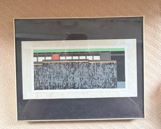 Framed Print From Tokoyo Japan 1987