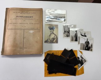 Collection Of Vintage Documents And Photos Related The To Air Force